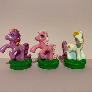 My Little Pony G3 Stampers 2004 Set Of 3 Playdoh Hasbro